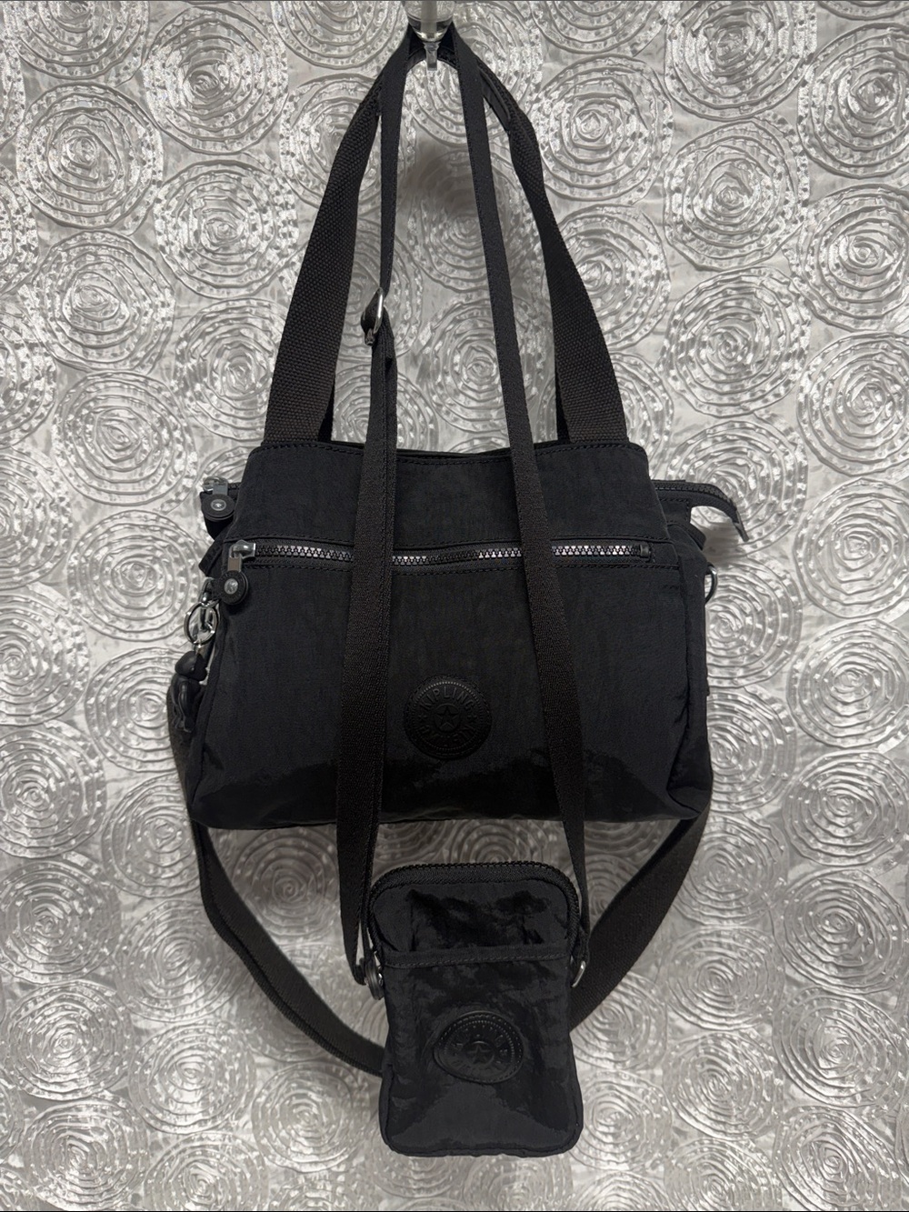 Kipling Black Bag Crossbody & Phone case Bag